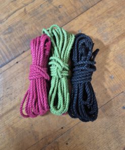 Hanf-Bondageseile in verschiedenen Farben 8M