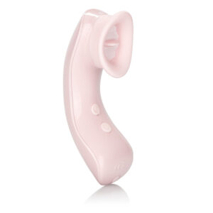 Flickering intimitate Arouser intimes Massagetox in zartem Rosa mit flackender Zunge und Vibration