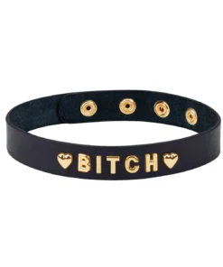 Liebe Seele Lederhalsband Slut/Bitch