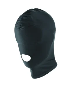 Spandex-Maske mit gepolsterter Augenbinde und offenem Mund